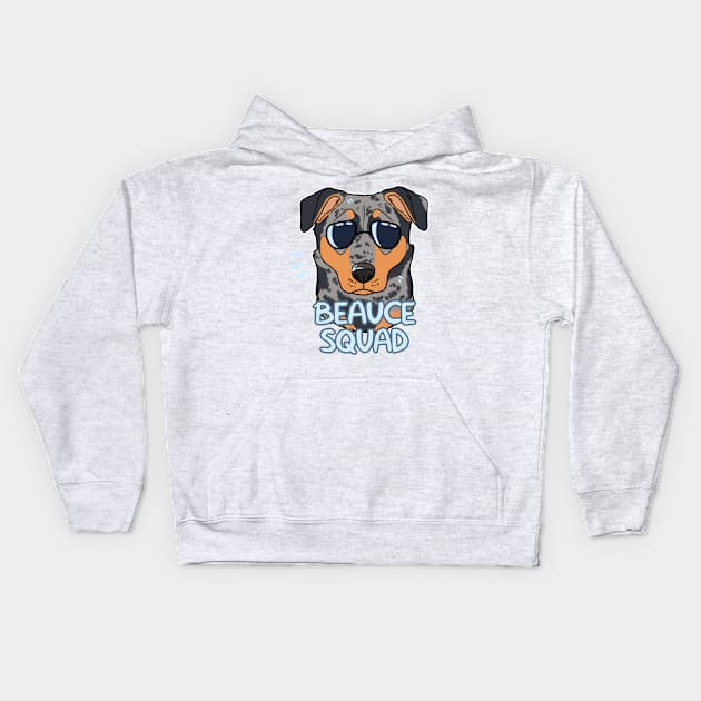 BEAUCERON SQUAD (merle) Kids Hoodie by mexicanine